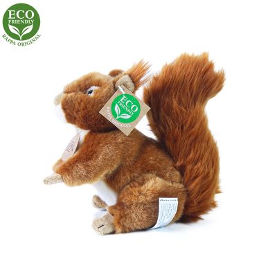 PLYŠOVÁ VEVERIČKA, 17CM, ECO-FRIENDLY Poslať známemu