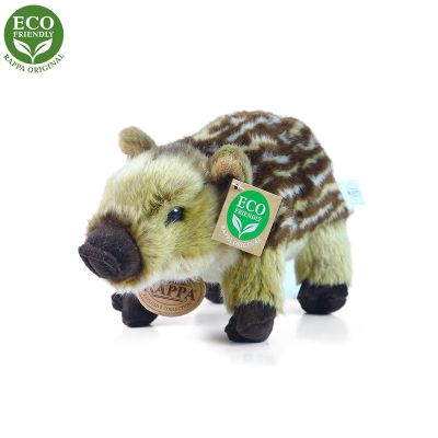 PLYŠOVÉ MLÁĎA PRASA DIVOKÉ STOJACE, 22 CM, ECO-FRIENDLY