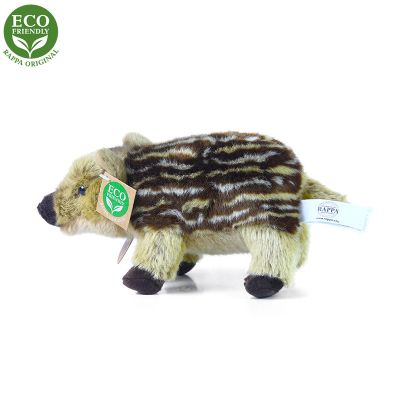 PLYŠOVÉ MLÁĎA PRASA DIVOKÉ STOJACE, 22 CM, ECO-FRIENDLY