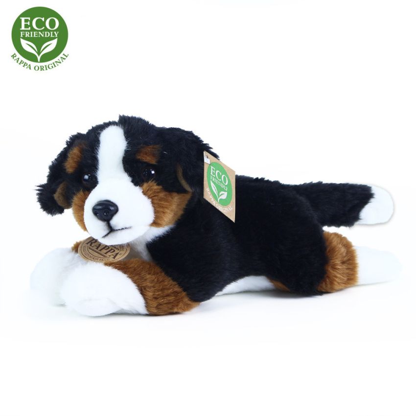 Hlavný obrázok PLYŠOVÝ BERNSKÝ SALAŠNÍCKY PES LEŽIACI 23 CM ECO-FRIENDLY