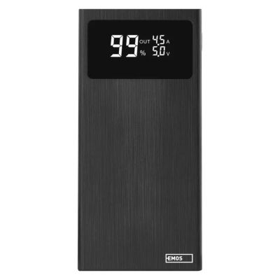 Power banka EMOS BetaQ 20, 20 000 mAh, 22,5 W, čierny