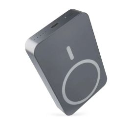 Power banka EMOS WI 1046, 10 000 mAh, 20 W+Wireless, šedá
