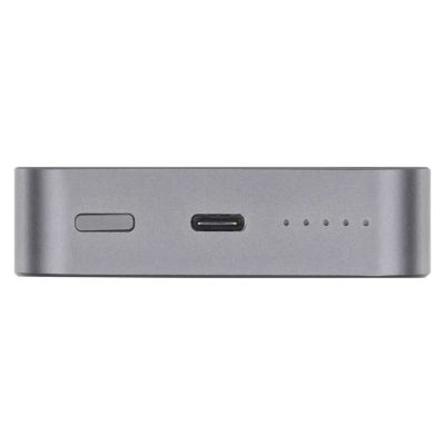 Power banka EMOS WI 1046, 10 000 mAh, 20 W+Wireless, šedá