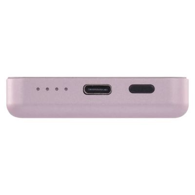 Power banka EMOS WI 522, 5 000 mAh, 20 W+Wireless, lososová