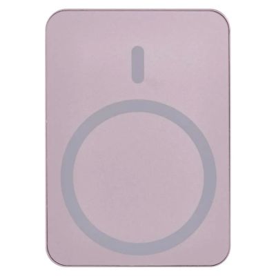 Power banka EMOS WI 522, 5 000 mAh, 20 W+Wireless, lososová