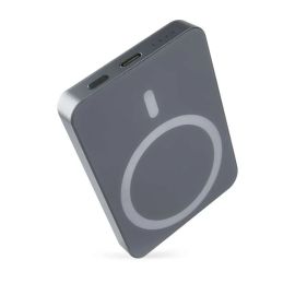 Power banka EMOS WI 522, 5 000 mAh, 20 W+Wireless, šedá