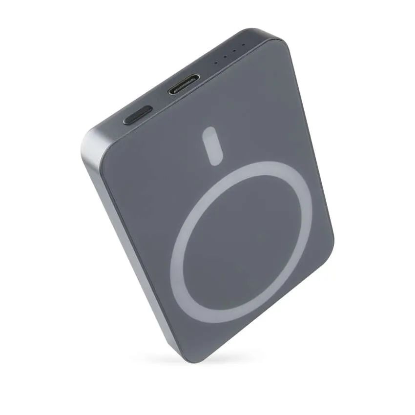 Hlavný obrázok Power banka EMOS WI 522, 5 000 mAh, 20 W+Wireless, šedá