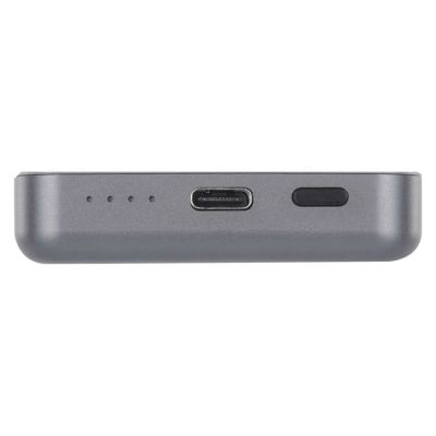 Power banka EMOS WI 522, 5 000 mAh, 20 W+Wireless, šedá