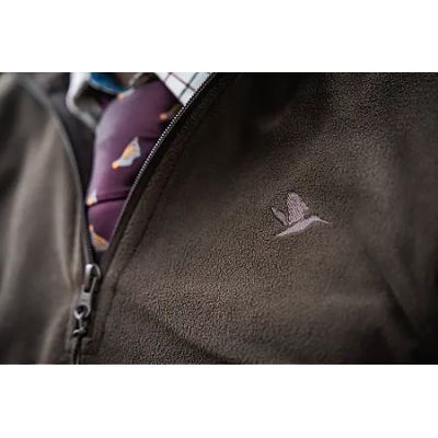 Seeland Benjamin Half Zip dark Brown mikina