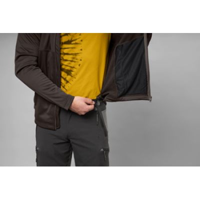 Seeland Elliot fleece mikina dark brown