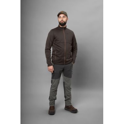 Seeland Elliot fleece mikina dark brown