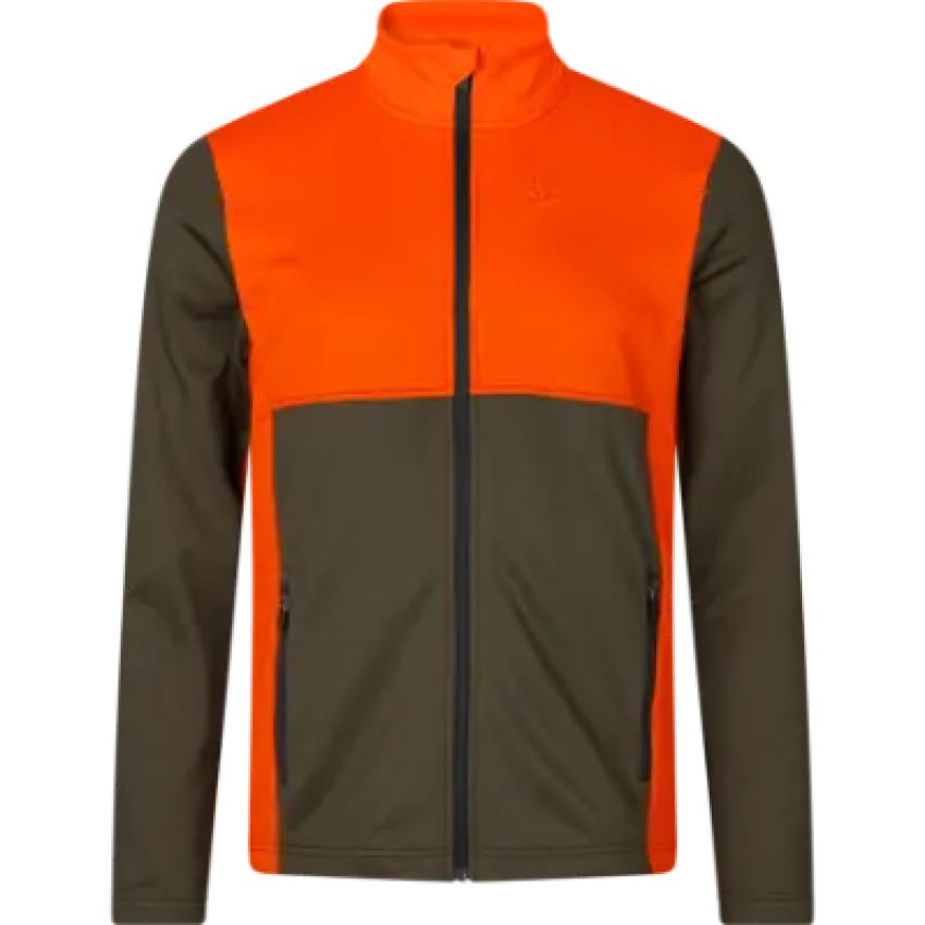 Hlavný obrázok Seeland Elliot fleece mikina pine green/orange