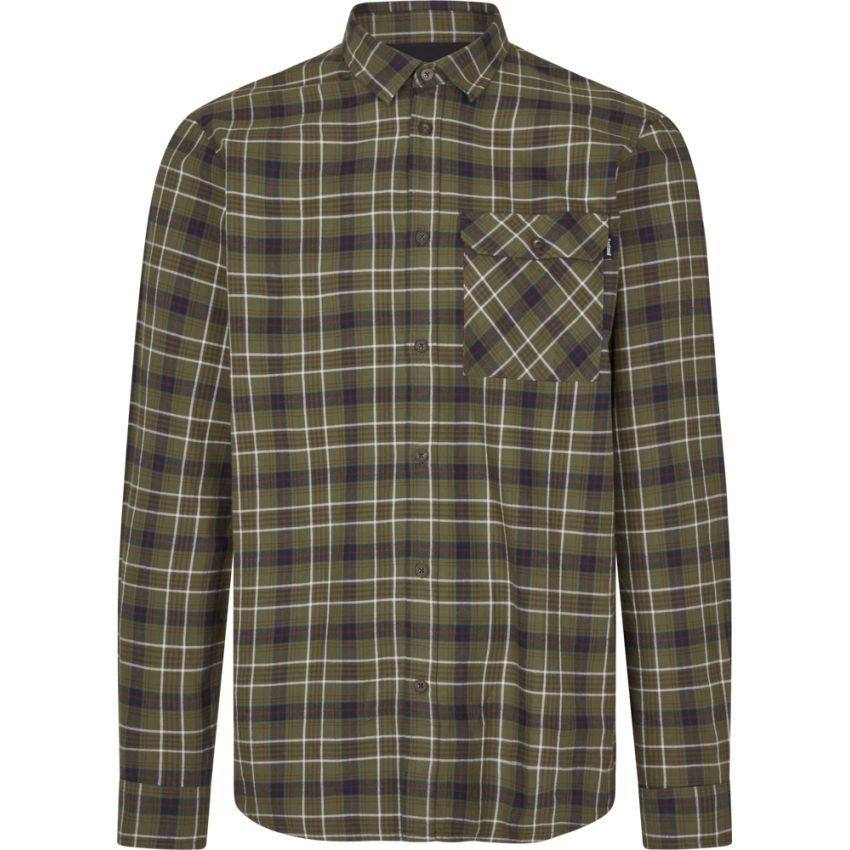 Hlavný obrázok Seeland Glen grape leaf /dark navy check flanelová košeľa