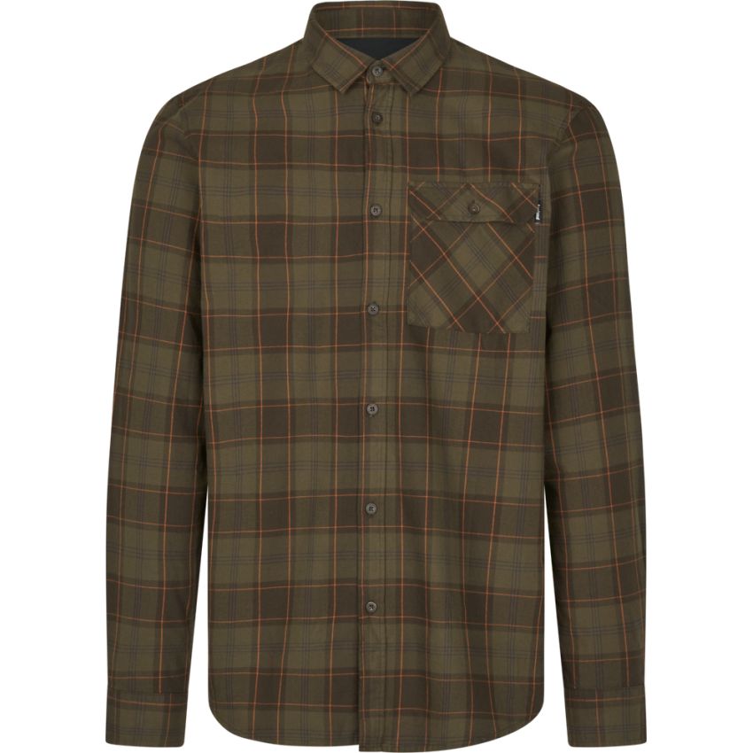 Hlavný obrázok Seeland Glen pine green/dark navy check flanelová košeľa