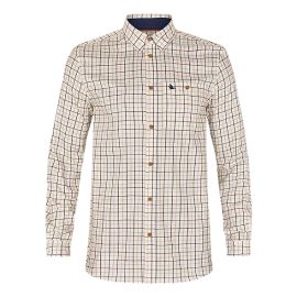 Seeland Oxford blue/merlot check košeľa