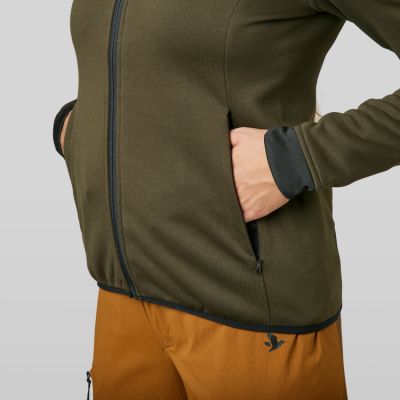 SEELAND POWER FLEECE DÁMSKA mikina pine green