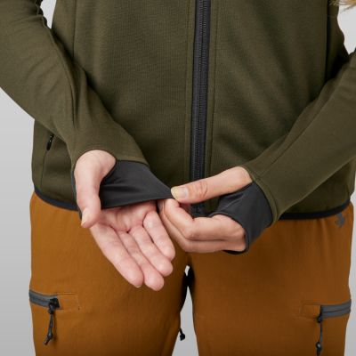 SEELAND POWER FLEECE DÁMSKA mikina pine green