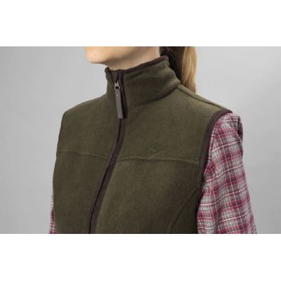 SEELAND WOODCOCK IVY FLEECE PINE GREEN VESTA DÁMSKA