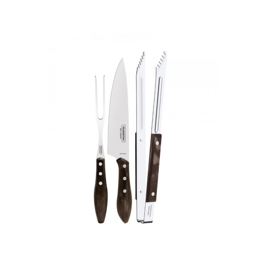 Hlavný obrázok Set na servírovanie Tramontina Polywood- 3ks- hnedý   29899/265