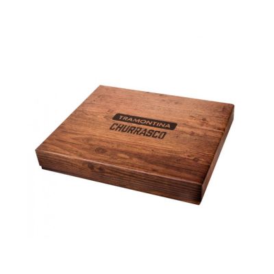 Set príborov na grilovanie Tramontina Churrasco Polywood BBQ - 15 ks - hnedý  21198/970